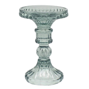 Green Glass Candle Holders (cm) - Various Sets