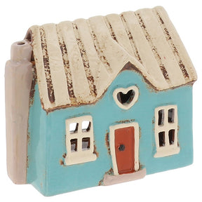 Village Pottery Dormer Heart House Tea Light Holder