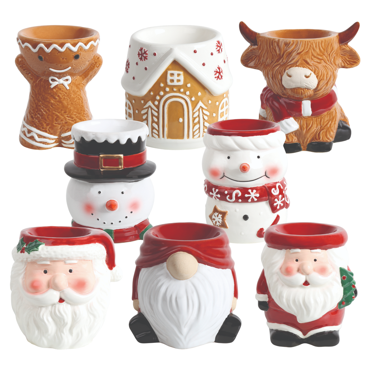 Aroma Christmas Tealight Wax Melter - Various Designs