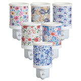 Aroma Electric Plug In Wax Melter Floral Design - Various Colours