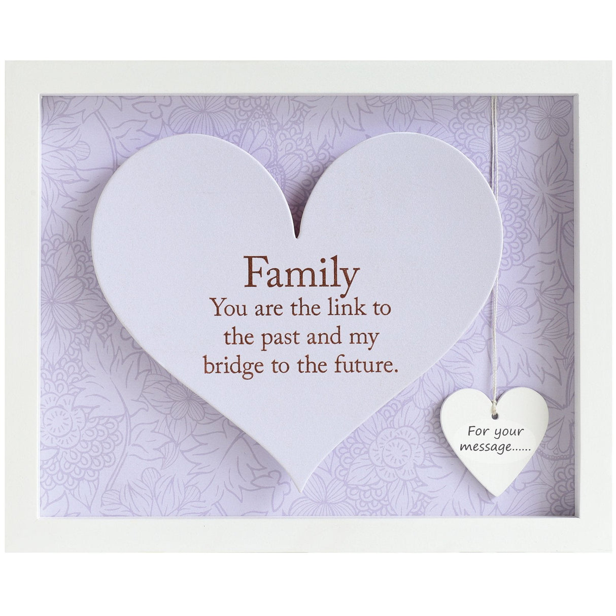 Said with Sentiment Heart in Frame - Family