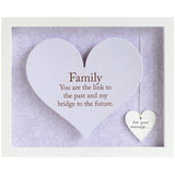 Said with Sentiment Heart in Frame - Family