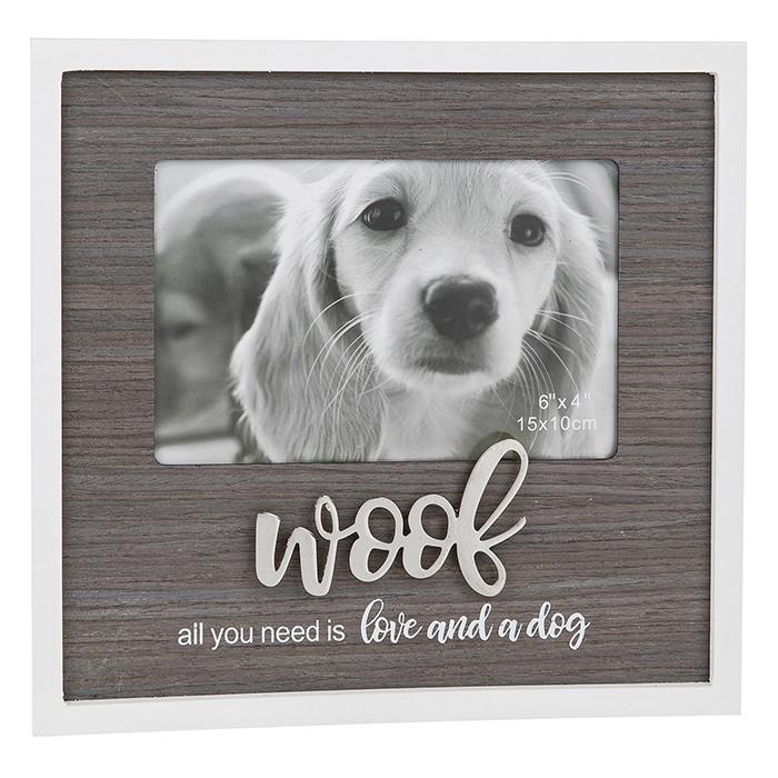 Stylish Script Photo Frame 6x4" - Woof