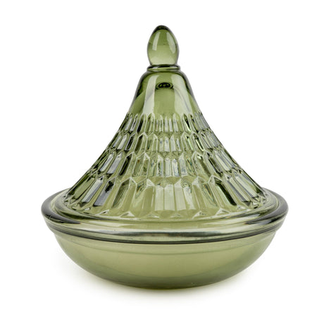 Candlelight Embossed Tagine Glass Candle