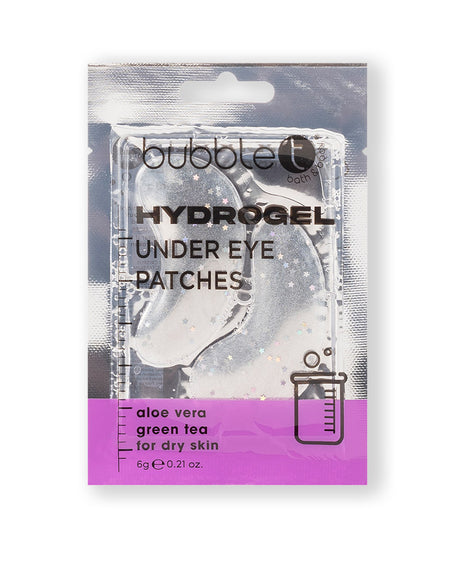 Bubble T Hydrogel Under Eye Patches for Dry Skin - Aloe Vera & Green Tea
