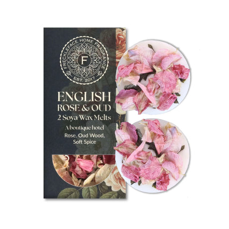 Freckleface Wax Melt Duo - English Rose & Oud