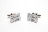 English Pewter Cufflinks - Clever Clogs