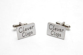 English Pewter Cufflinks - Clever Clogs