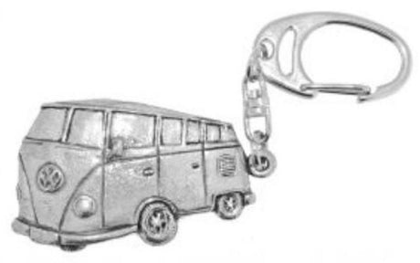 English Pewter Keyring - Camper Van