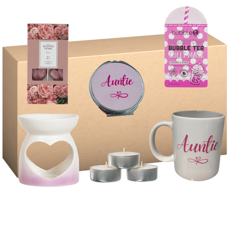 Auntie Pink Infinity Heart - Home Fragrance Burner & Wax Melts Treat Box