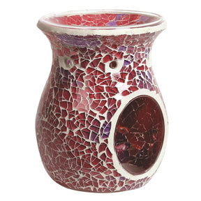 Aroma Wax Melt Burner Crackle crimson