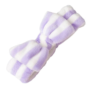 Krystina's Collection Striped Spa Make Up Headband - Various Colours