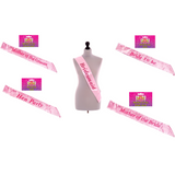 Pink Hen Party Sashes Sash Girls Night Out Hen Do Accessory