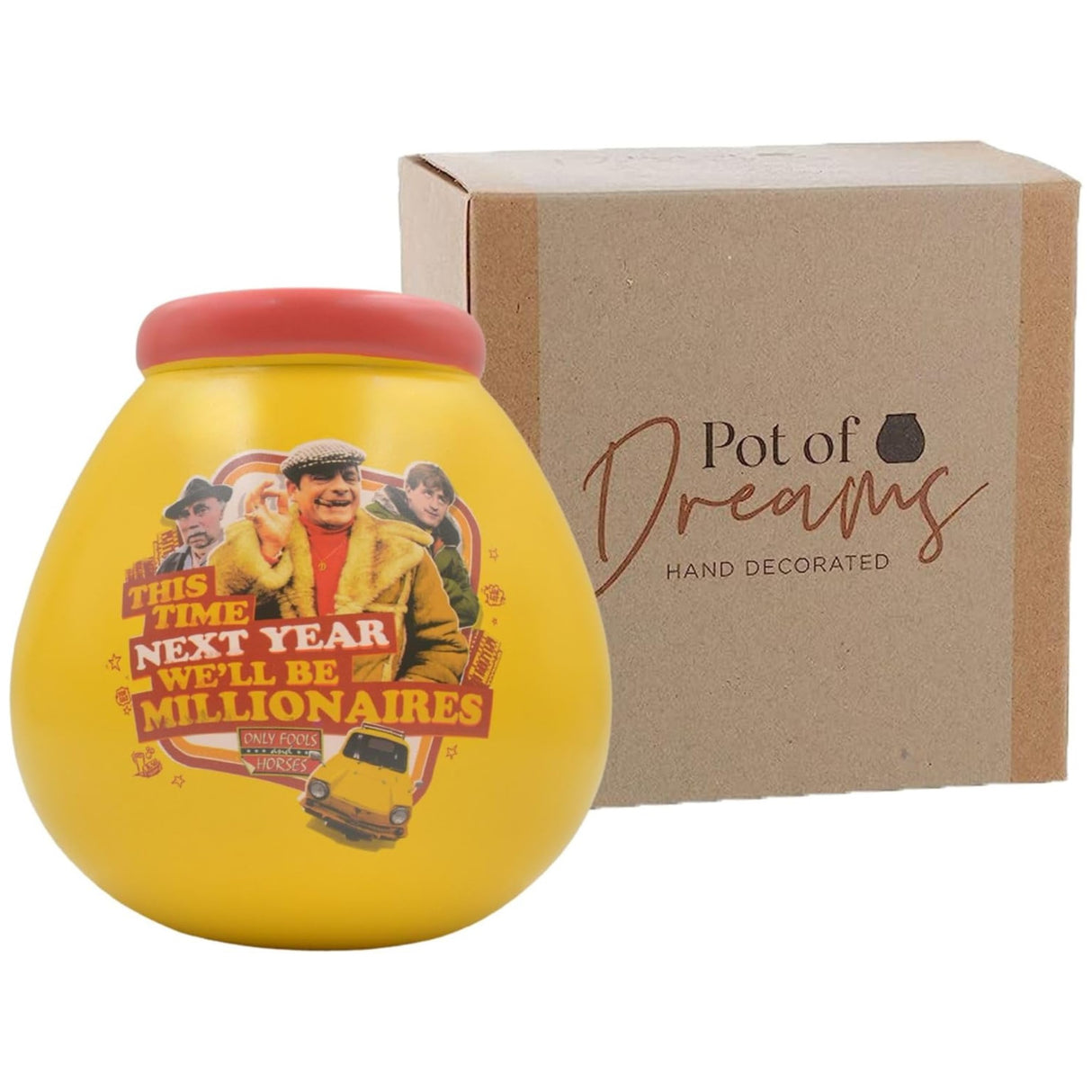 Pot of Dreams Money Box Savings Jar - Only Fools & Horses Millionaire Fund