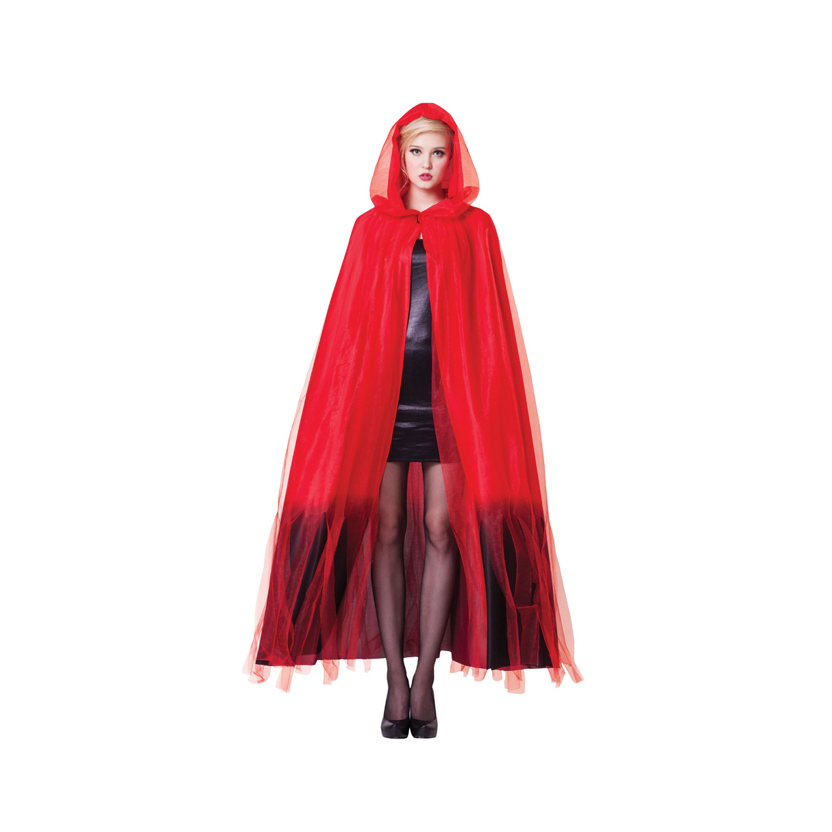 Ladies Hooded Cape Halloween