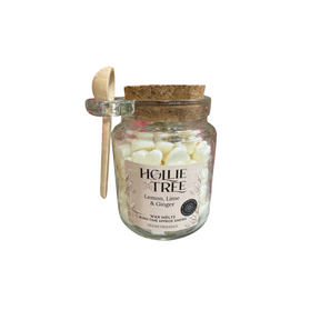 Hollie Tree Melting Pot Wax Melts Iconic Collection lemon, lime & ginger
