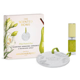 Ashleigh & Burwood New Scented Home Hanging Ceramic & Refresher Spray - White Freesia & Pear