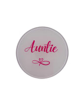 Auntie Pink Infinity Heart - Mug & Coaster Keepsake Set Gift Treat Box