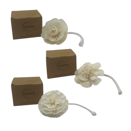 Woodside Home Living Flower Reed Diffuser Wick - Various Flowers