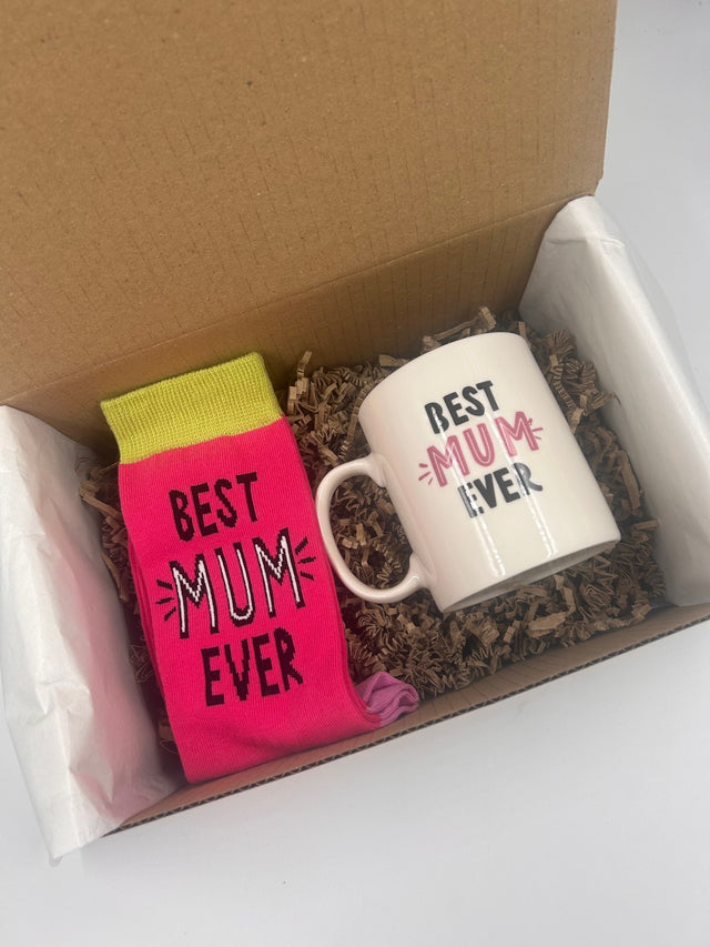 Best Mum Ever - Mug & Socks Treat Gift Box