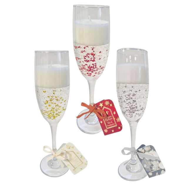 Maison Parfum Flute Glass Gel Candle - Various Colours