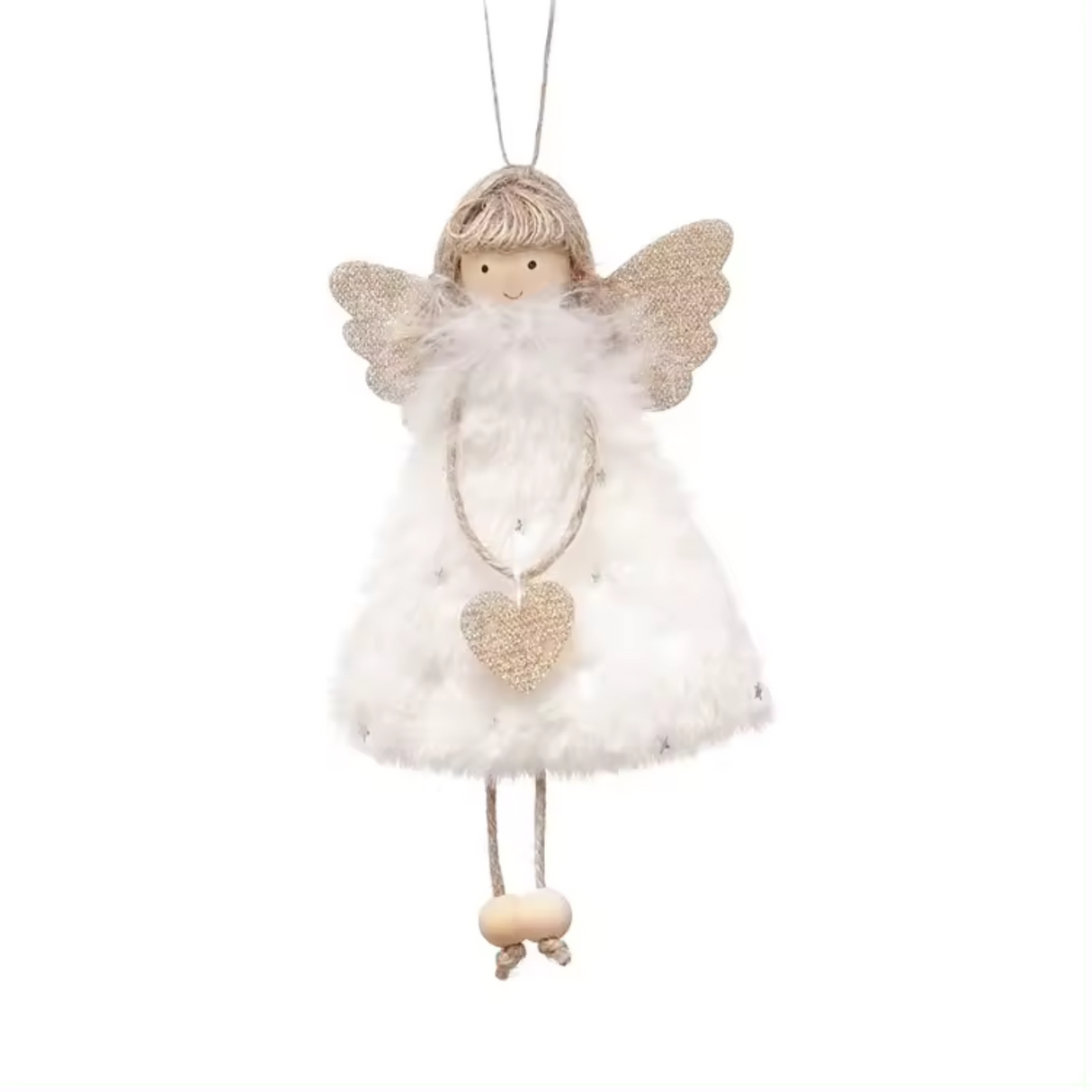 Woodside Home Living Christmas Tree Hanging Decoration Angel - Various Colours