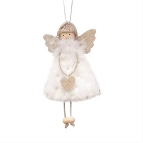 Christmas Tree Hanging Decoration Angel white