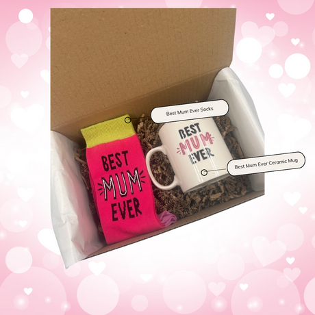 Best Mum Ever - Mug & Socks Treat Gift Box