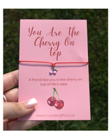 Woodside Cherry On Top Keepsake Bracelet Gift For Her Wife Girlfriend