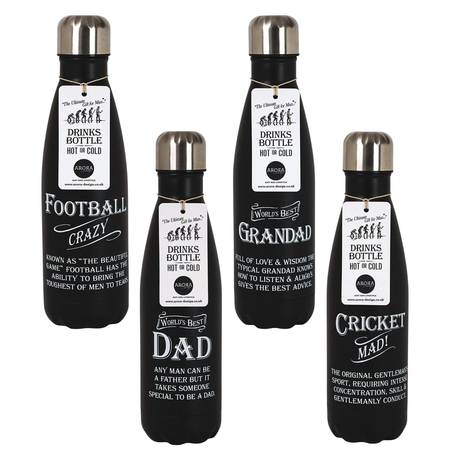Ultimate Man Gift Water Bottle - Various Designs