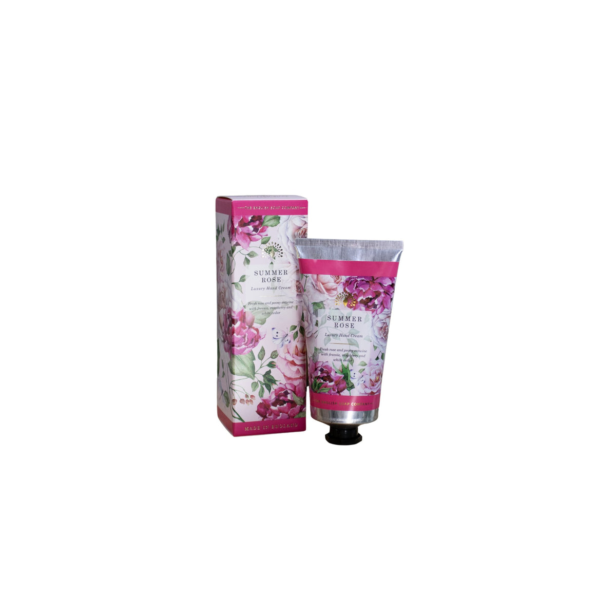 The English Soap Company Hand Cream 75ml - Summer Rose