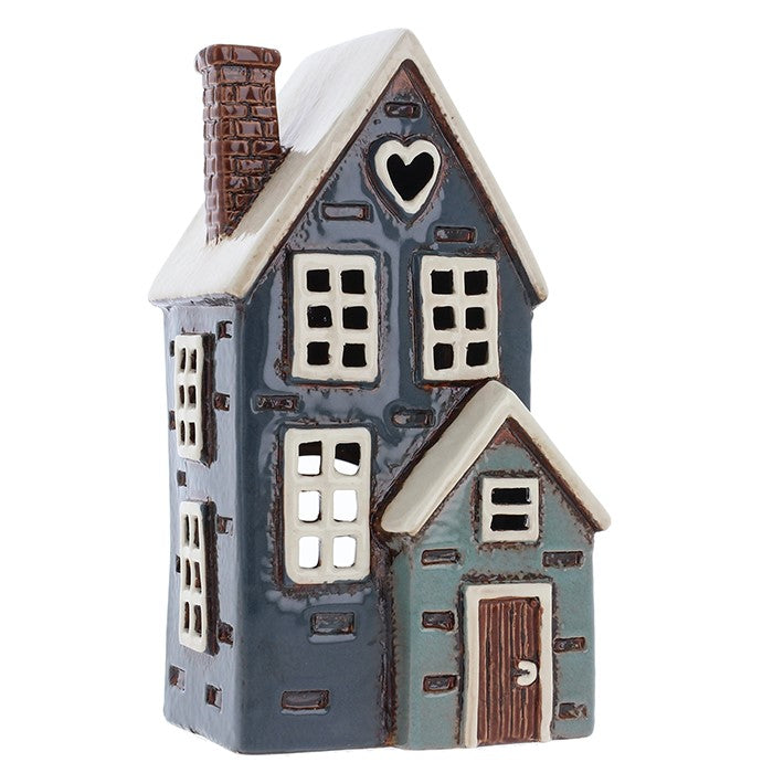 Village Pottery Porch House Tea Light Holder 