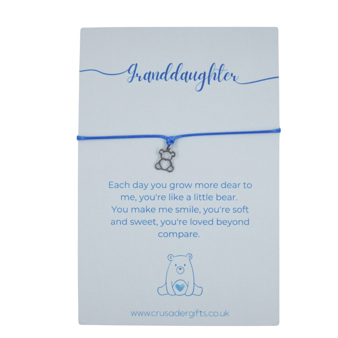 Woodside Home Living - Granddaughter Keepsake Letterbox Bracelet 