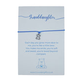 Woodside Home Living - Granddaughter Keepsake Letterbox Bracelet 
