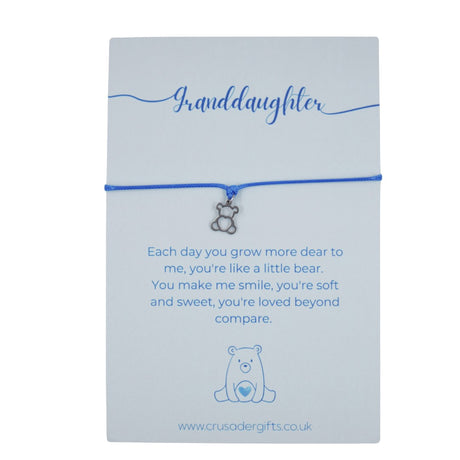 Woodside Home Living - Granddaughter Keepsake Letterbox Bracelet 