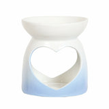 blue tealight wax melt burner 