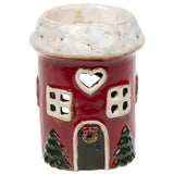 Village Pottery Christmas Collection Wax Melt Warmers - Heart