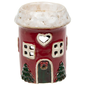 Village Pottery Christmas Collection Wax Melt Warmers - Heart