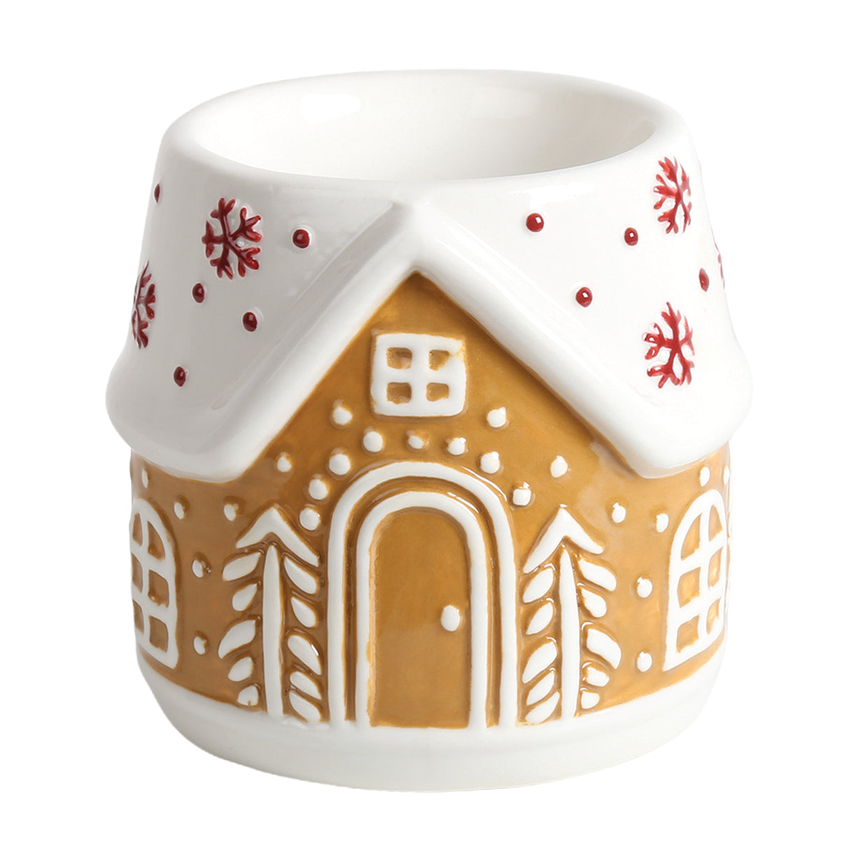 Aroma Christmas Tealight Wax Melter - Gingerbread House