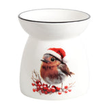 Christmas Aroma Tealight Wax Melter - Christmas Robin