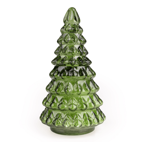 Candlelight Small Christmas Tree Candle - Green
