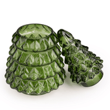 Candlelight Small Christmas Tree Candle - Green