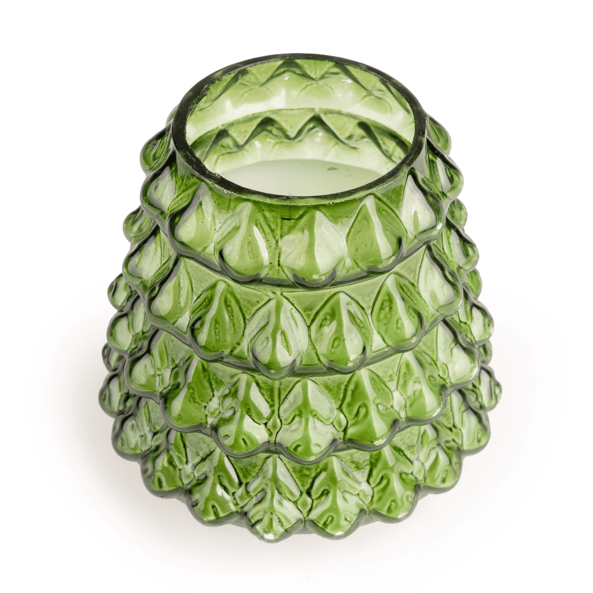 Candlelight Small Christmas Tree Candle - Green