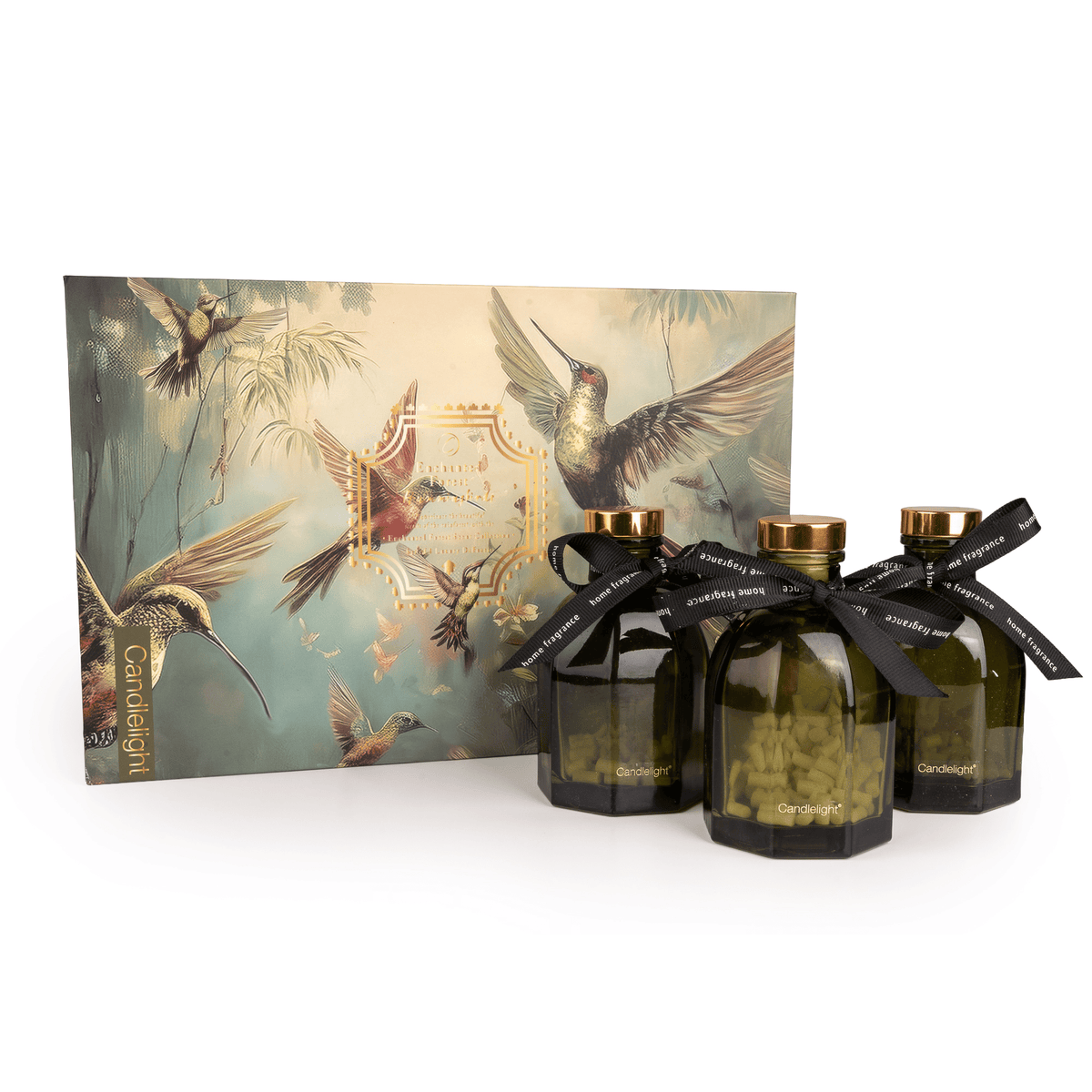 Candlelight Set of 3 Glass Diffusers in Gift Box