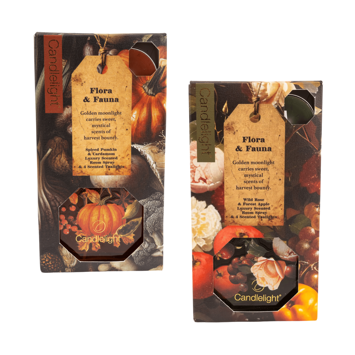Candlelight Autumnal Room Spray & Tealight Gift Set - Various Fragrances