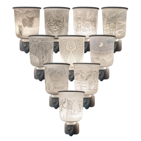 Cello Porcelain Plug In Electric Wax Melt Warmer - Various Designs