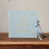 Bambino Photo Album Holds 50 4X6" Prints  - Dream Big Little One (Blue)