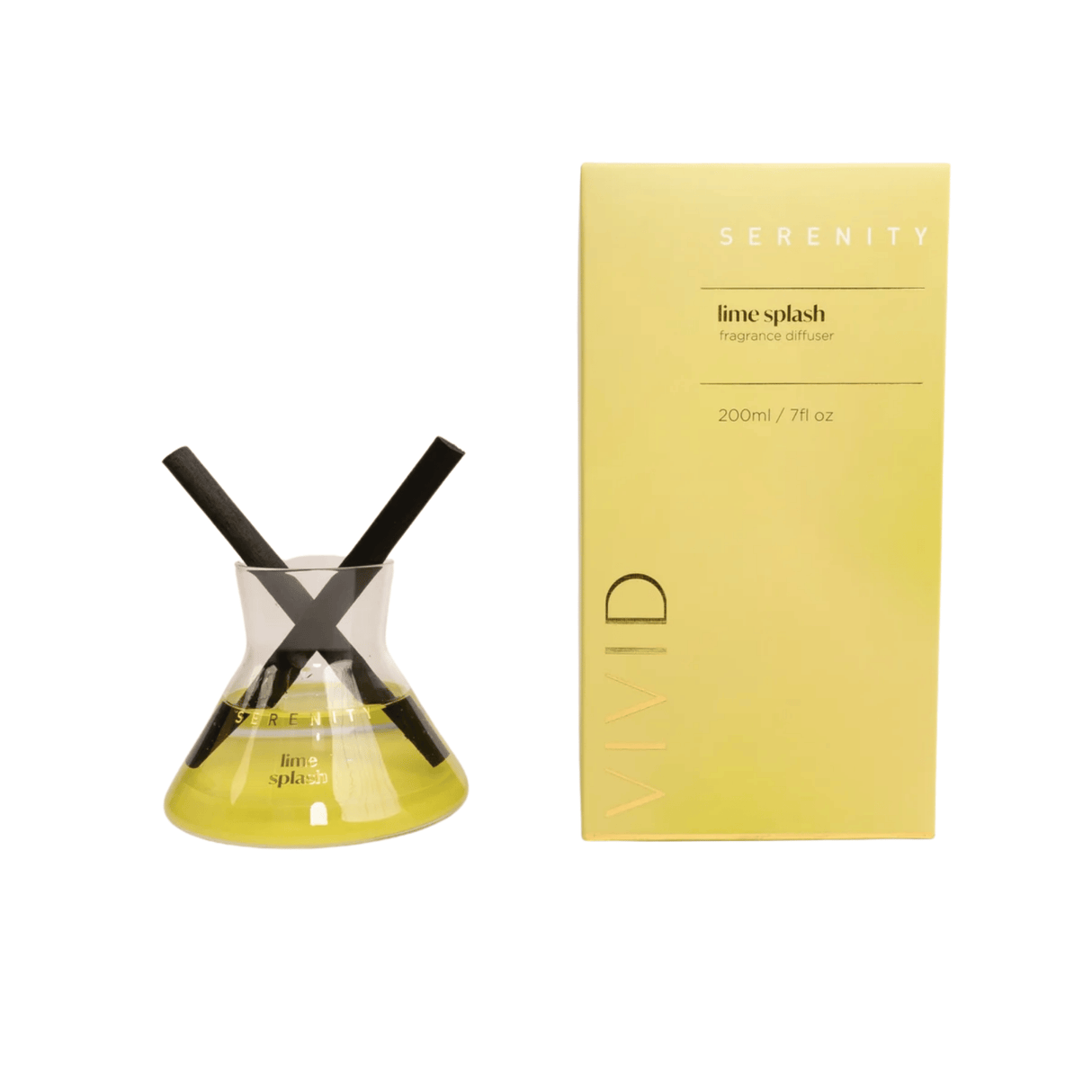 Serenity Vivid Collection 200ml Reed Diffusers - Lime Splash