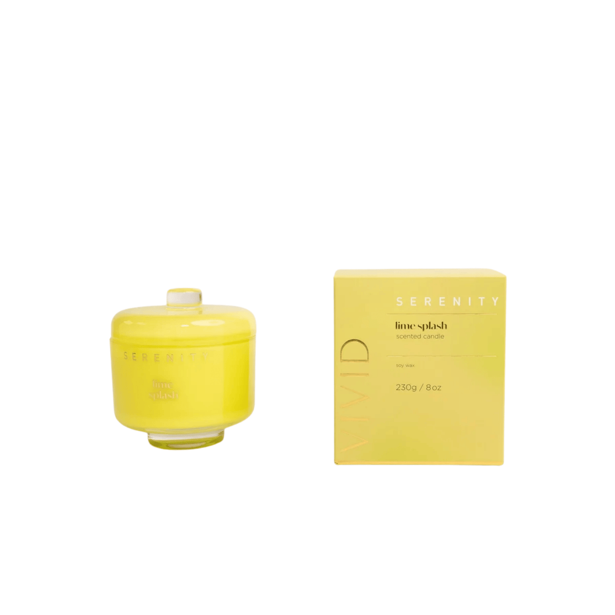 Serenity Vivid Collection 230g Candle - Lime Splash