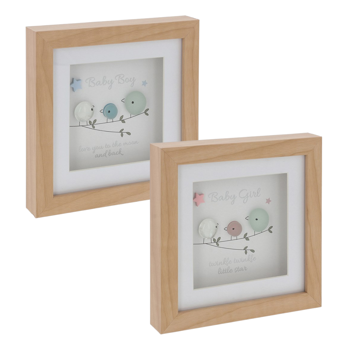 Pebble Glass Plaque - Baby Collection